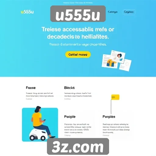 Acessibilidade e design do site u555u em foco